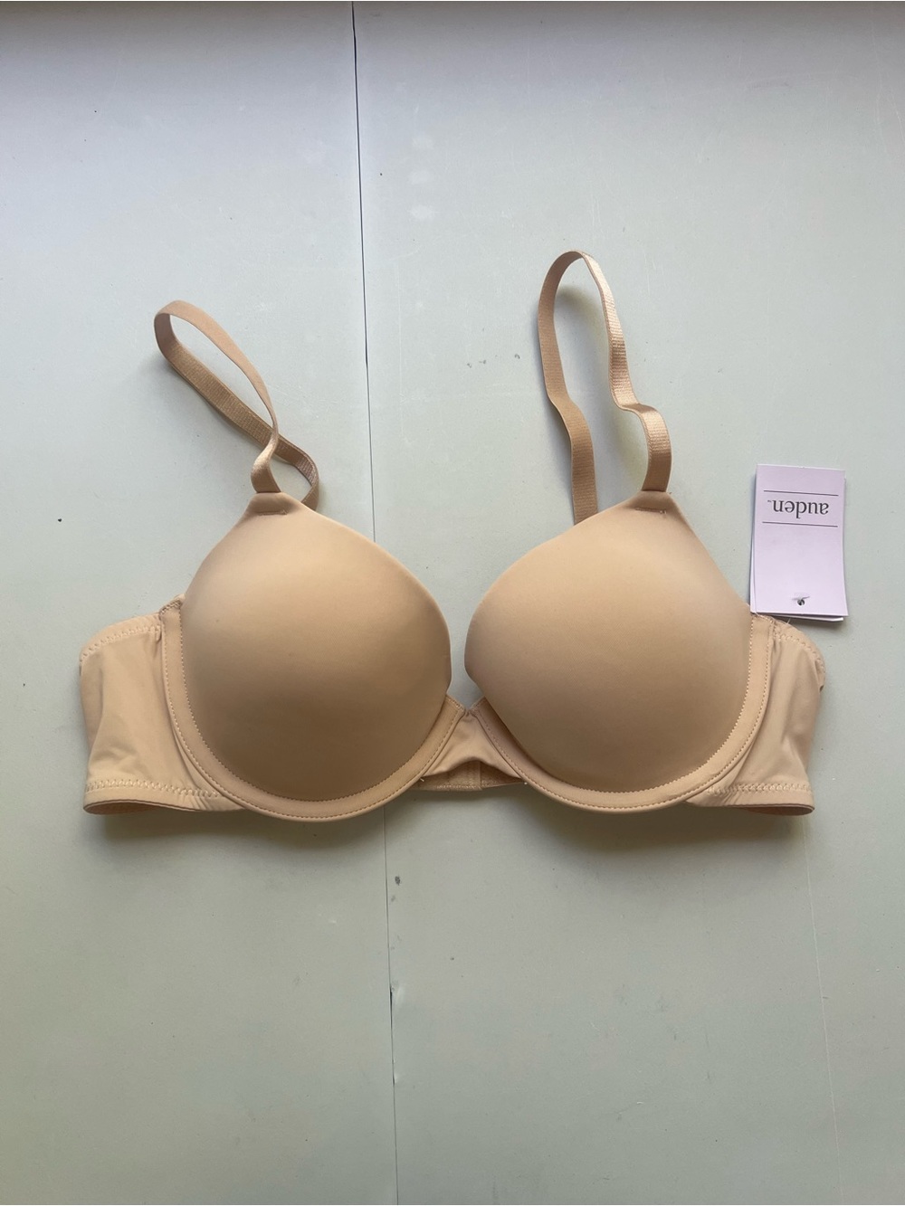Auden Nude Lightly Padded T-Shirt Bra